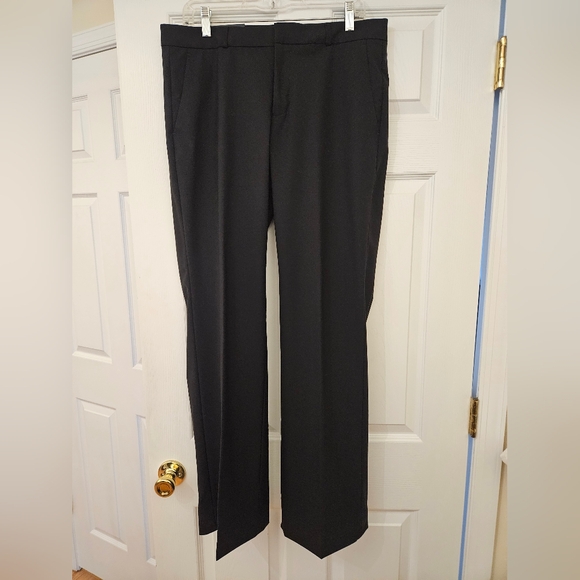 NWT Banana Republic Logan wool black pants size 10 - Picture 1 of 3